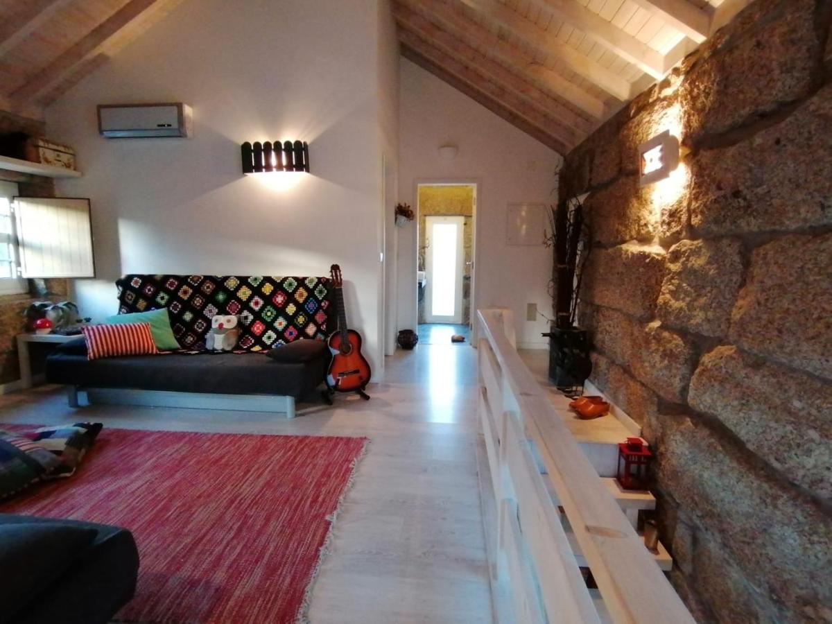 הוילה אמרנטה "Bouca Drigues" Casa Antiga De Pedra Com Piscina E Vista Rio מראה חיצוני תמונה